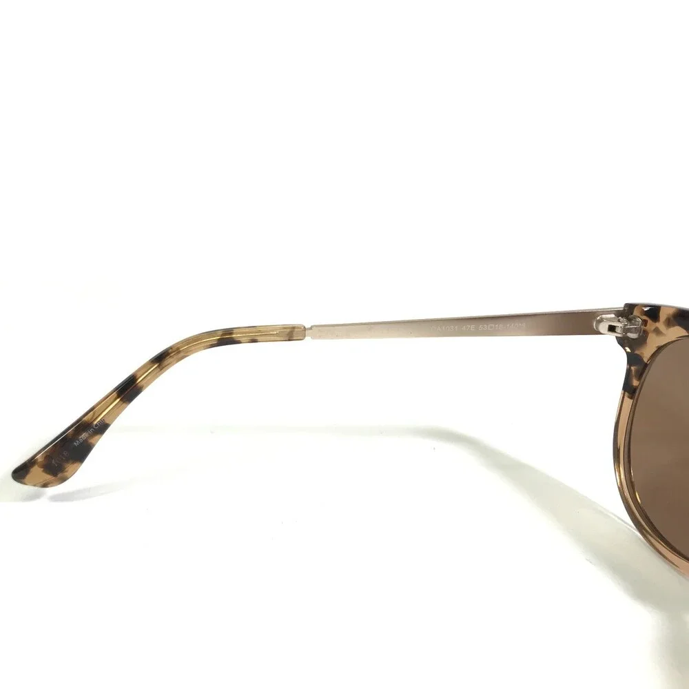 Candies Sunglasses CA1031 47E Gray Tortoise Round Cat Eye Frames w/ Brown Lenses